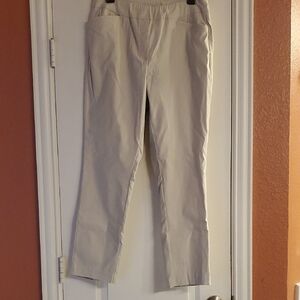 Tribal Flatten It Pull-on Ankle Pant With Back Seam Size 8